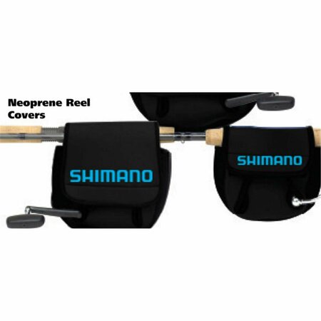 SHIMANO Neoprene Spinning Reel Covers, Black - Large ANSC850A